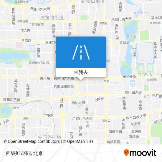 西铁匠胡同地图
