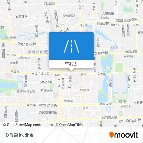 赵登禹路地图