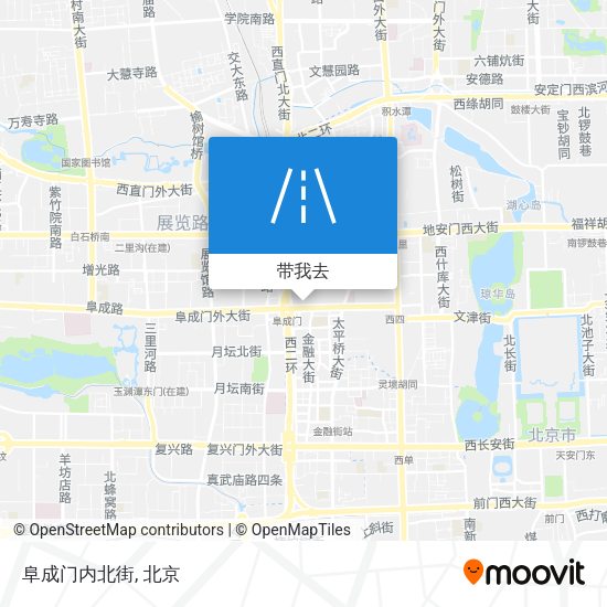 阜成门内北街地图