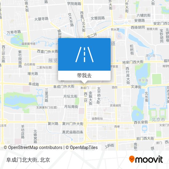 阜成门北大街地图