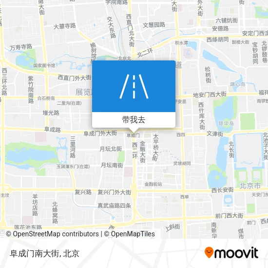 阜成门南大街地图