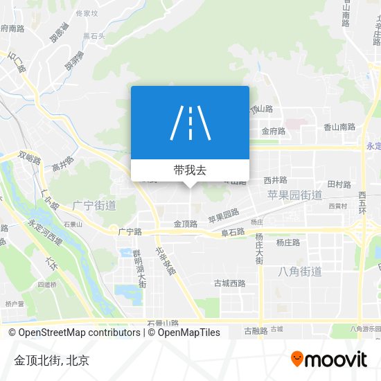 金顶北街地图