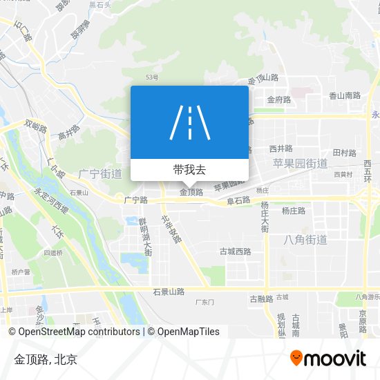 金顶路地图