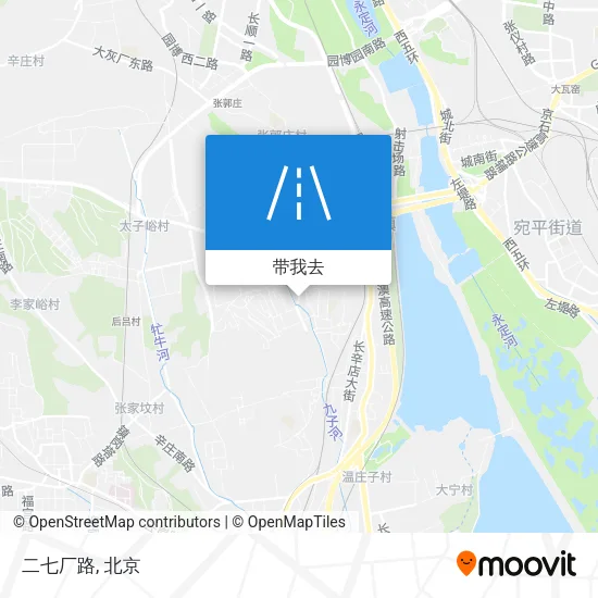 二七厂路地图