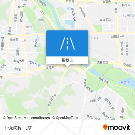 卧龙岗桥地图