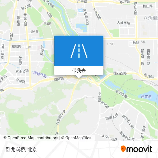 卧龙岗桥地图