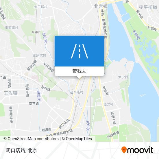 周口店路地图