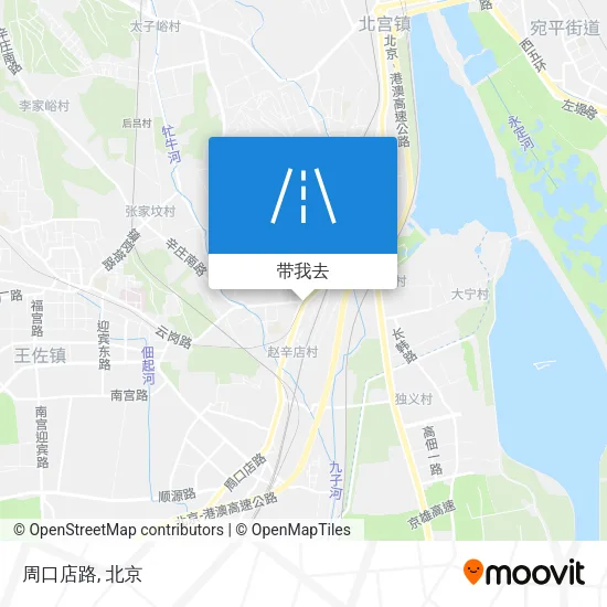 周口店路地图