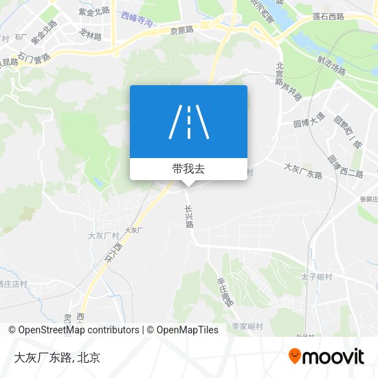 大灰厂东路地图