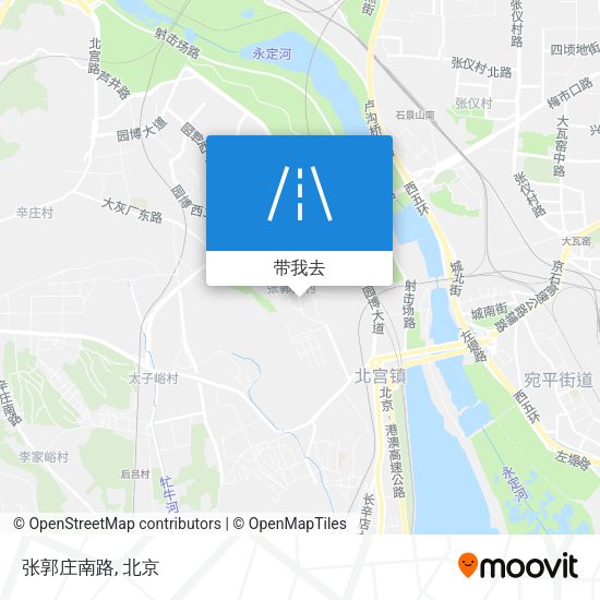 张郭庄南路地图