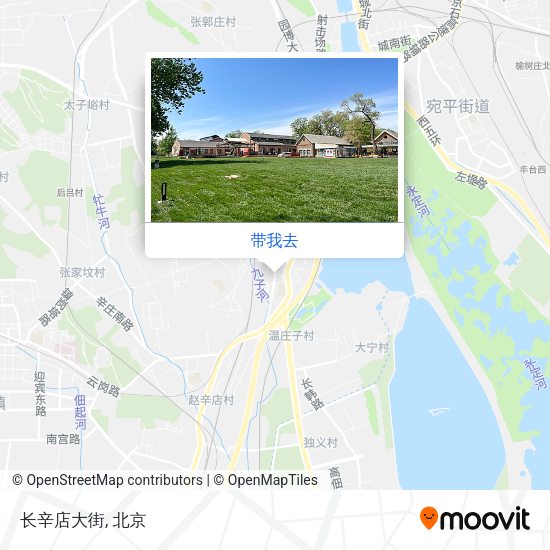 长辛店大街地图