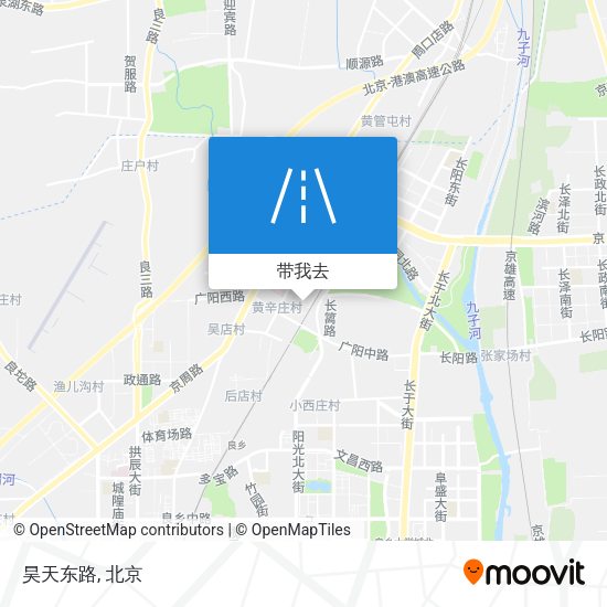昊天东路地图