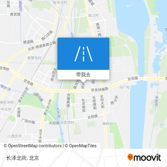长泽北街地图