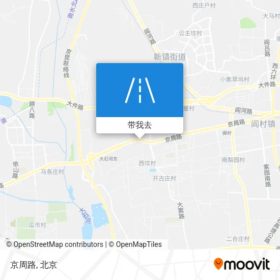 京周路地图
