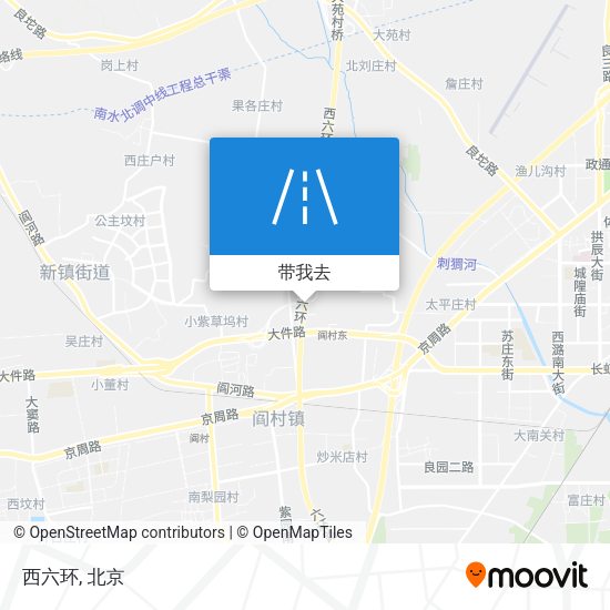 西六环地图