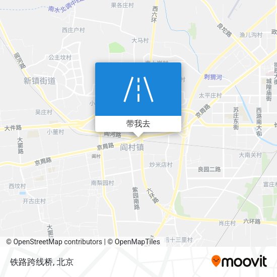 铁路跨线桥地图