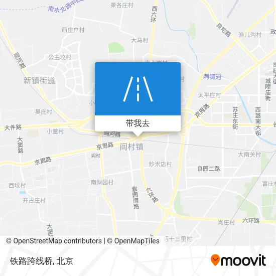铁路跨线桥地图