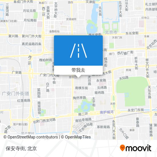 保安寺街地图