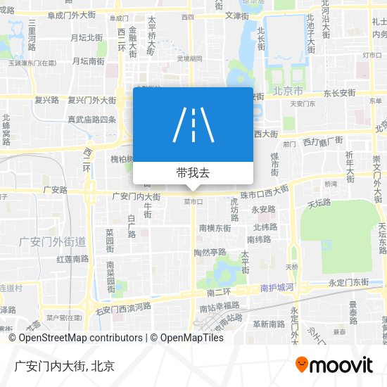 广安门内大街地图