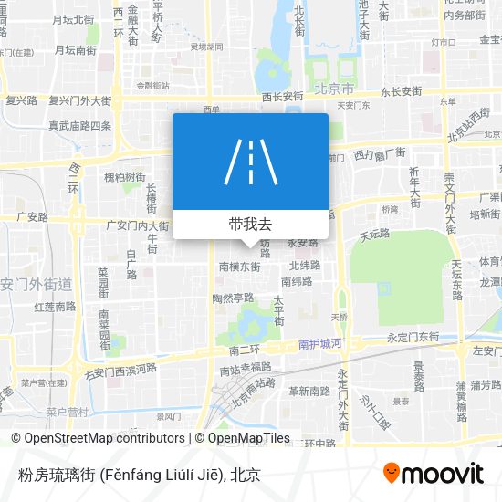 粉房琉璃街 (Fěnfáng Liúlí Jiē)地图