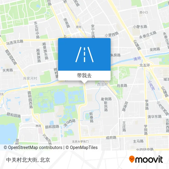 中关村北大街地图