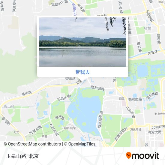 玉泉山路地图