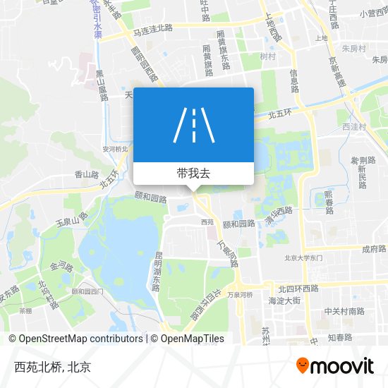 西苑北桥地图