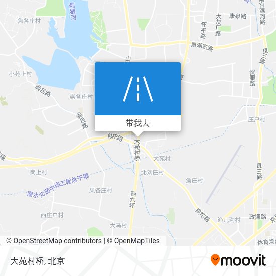 大苑村桥地图