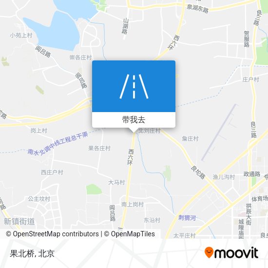 果北桥地图
