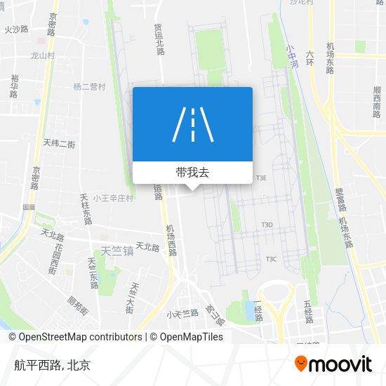 航平西路地图