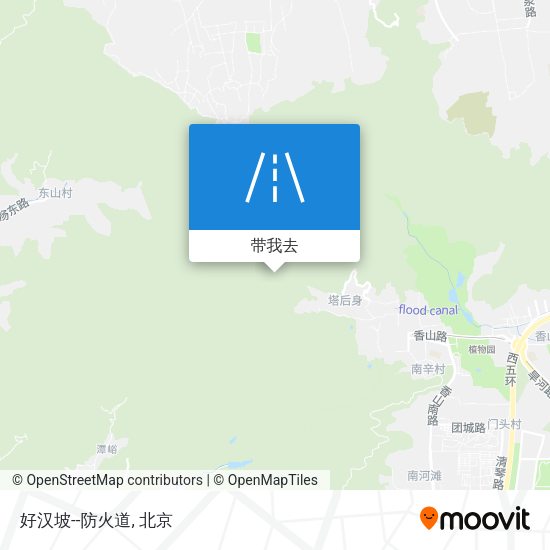 好汉坡--防火道地图