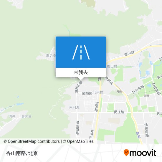 香山南路地图