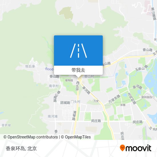 香泉环岛地图