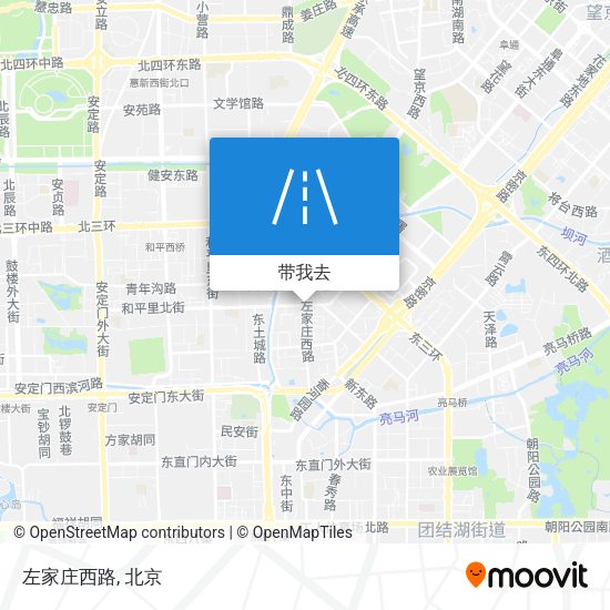 左家庄西路地图