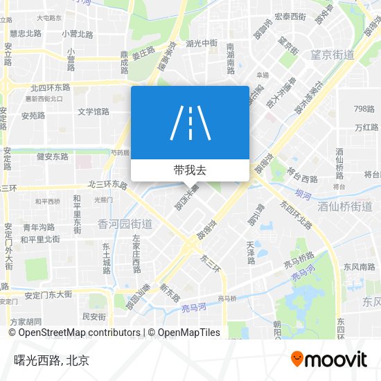 曙光西路地图