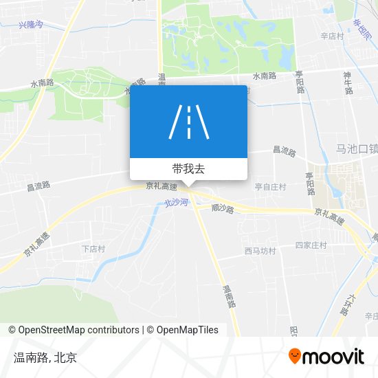 温南路地图
