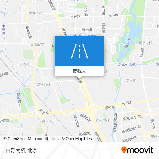 白浮南桥地图