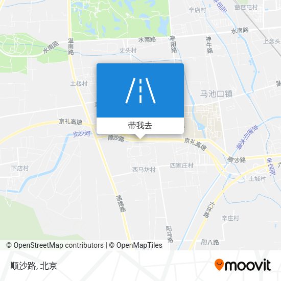 顺沙路地图