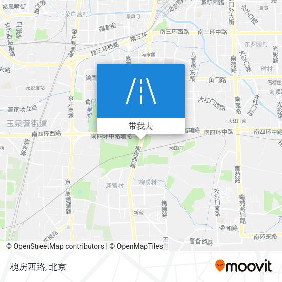 槐房西路地图