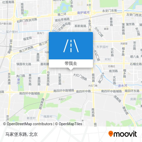 马家堡东路地图