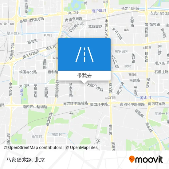 马家堡东路地图