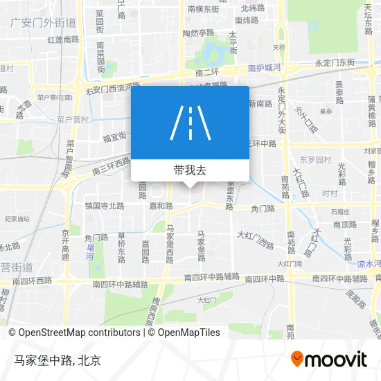 马家堡中路地图