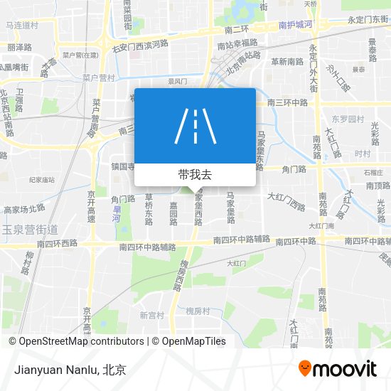 Jianyuan Nanlu地图