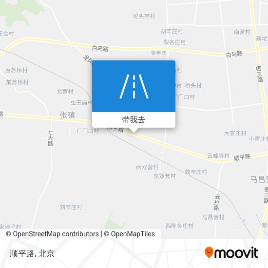 顺平路地图