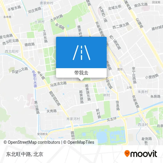 东北旺中路地图