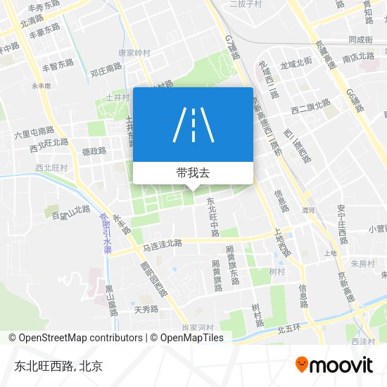 东北旺西路地图