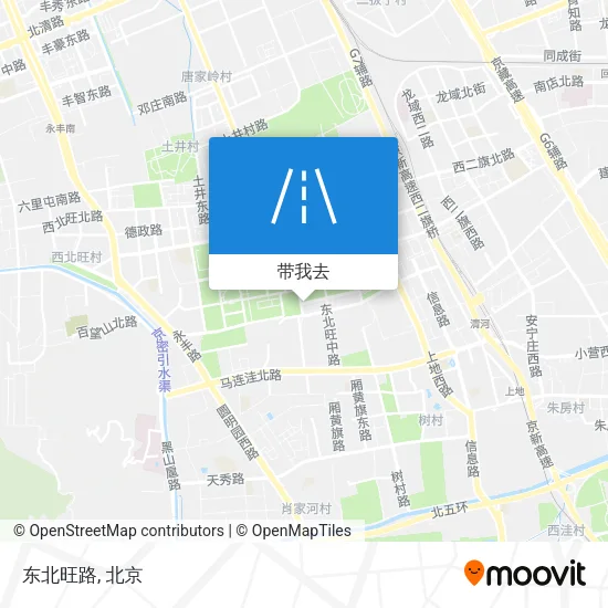 东北旺路地图