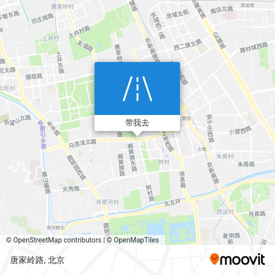 唐家岭路地图
