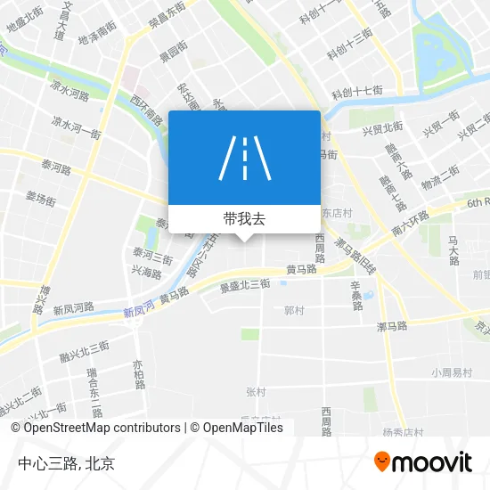 中心三路地图