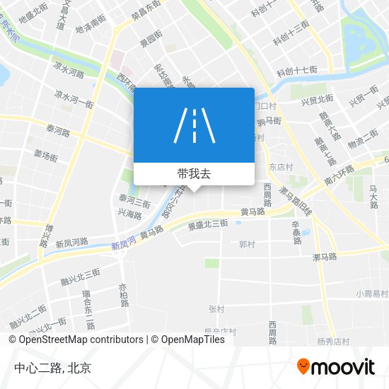 中心二路地图